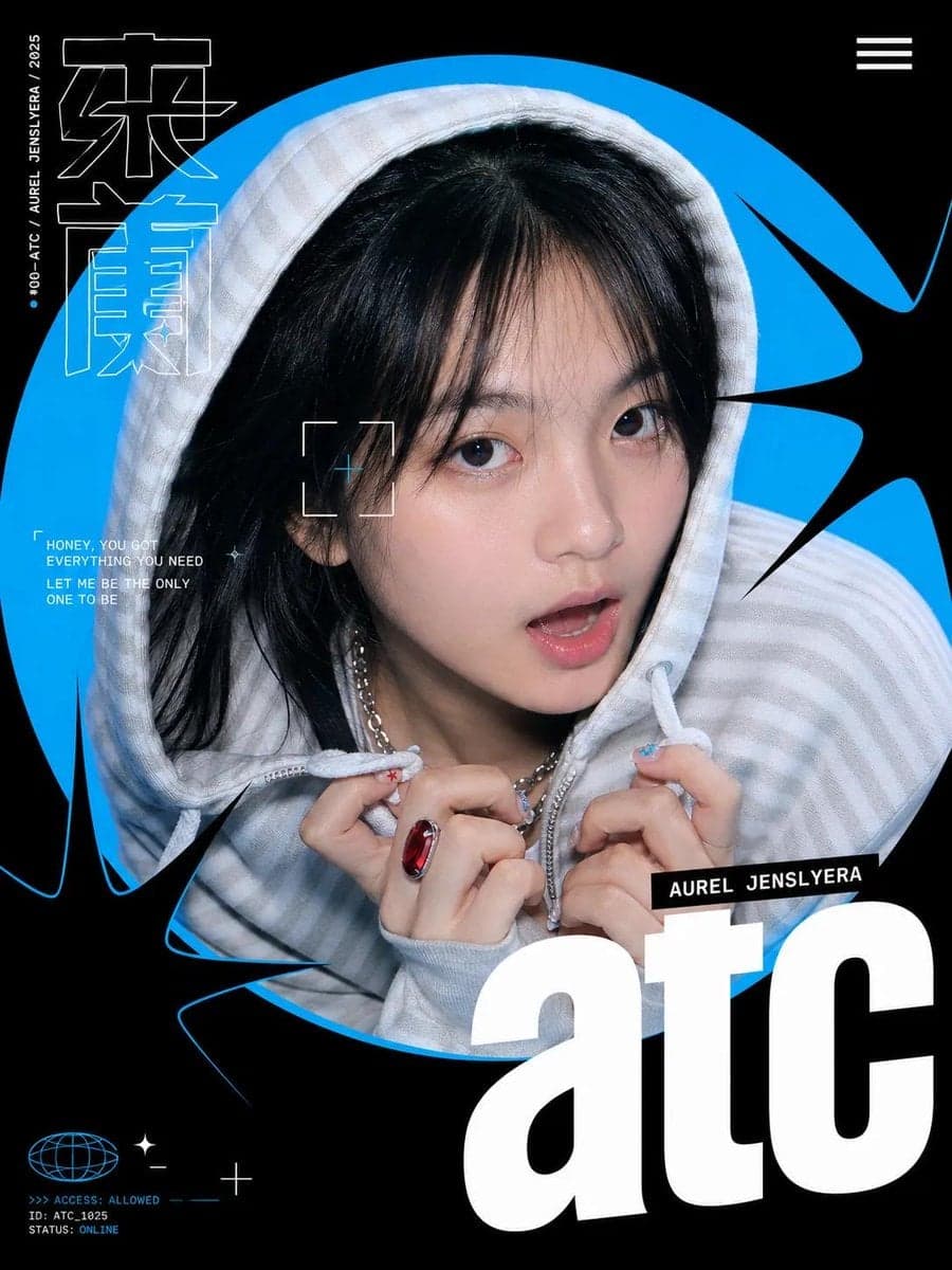 Create a bold Y2K pop-street editorial collage featuring ... 2