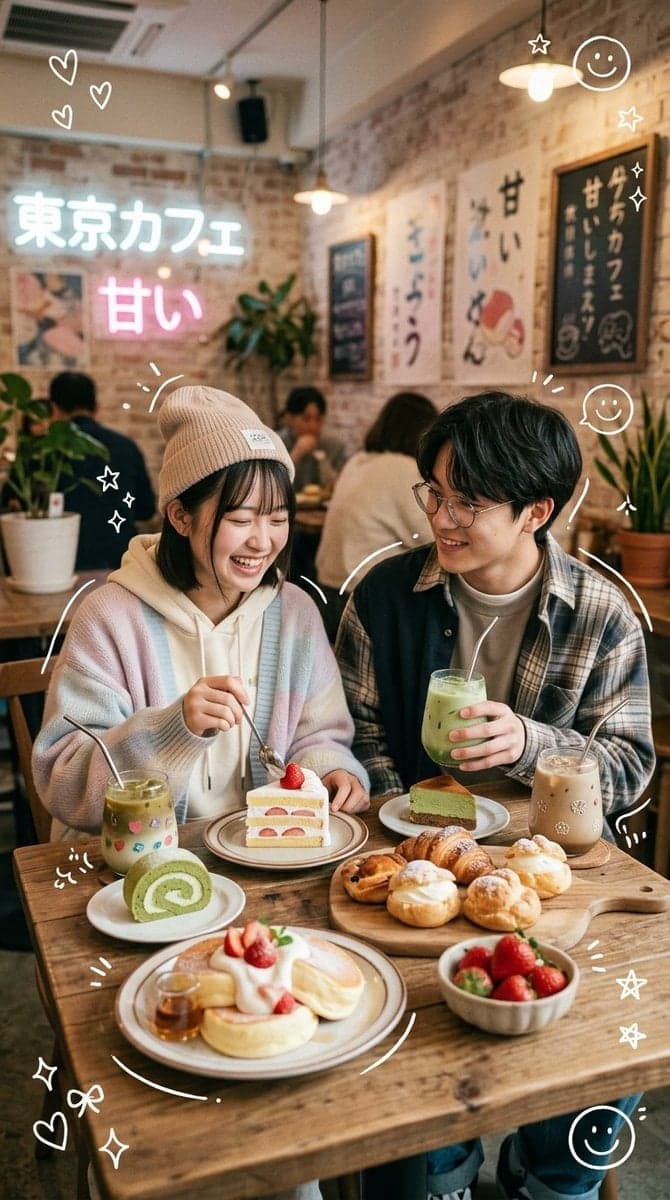 Ultra-realistic cozy Japanese-Korean café photography fea... 4
