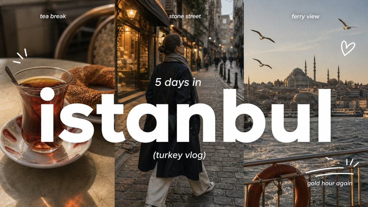 Create a 9:16 image in the "Clean Triptych Travel Vlog Th... 3