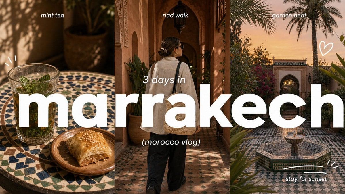 Create a 9:16 image in the "Clean Triptych Travel Vlog Th... 4
