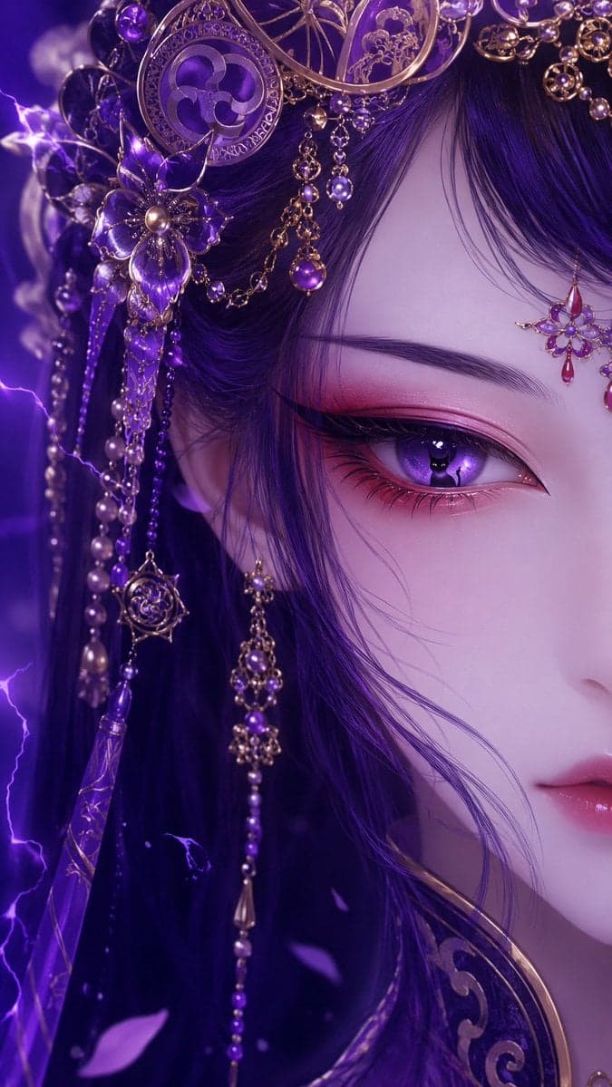 国风戏曲旦角美人系列｜极近景半脸单眼特写 3