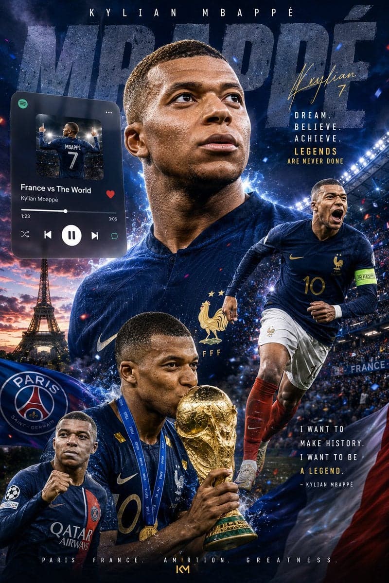 Create an ultra-realistic 8K football legend wallpaper in... 4
