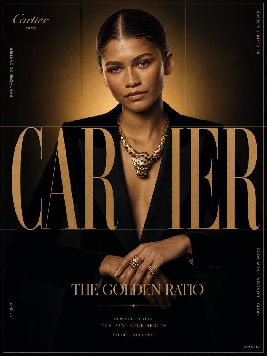 Cartier × Zendaya — "THE GOLDEN RATIO"
